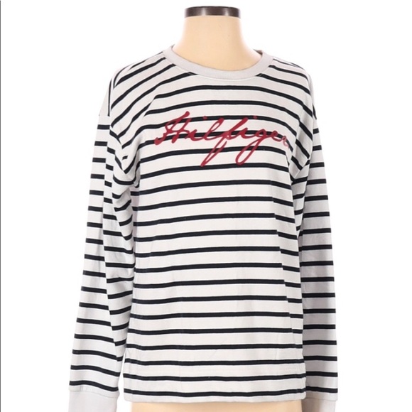 Tommy Hilfiger size small spellout sweatshirt - Picture 1 of 3